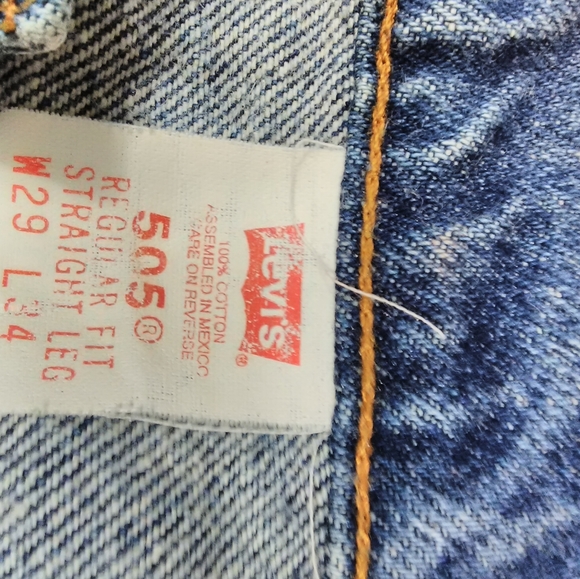 ORANGE TAB VINTAGE LEVI'S MENS SIZE 29/34 - Picture 14 of 16